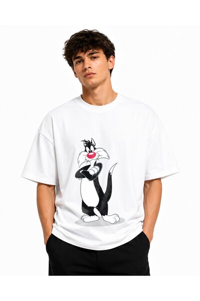 Inscriptie Tricou Unisex Bumbac Premium Casual " SYLVESTER Instagram posts "