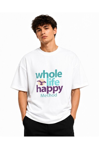 Inscriptie Unisex Βαμβακερό T-Shirt Υψηλής Ποιότητας για Καθημερινή Χρήση "Ha...