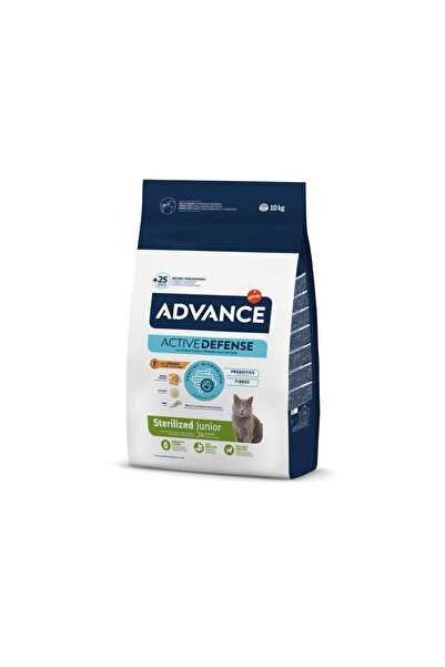 Advance Junior Kısırlaştırılmış Tavuklu Yavru Kedi Maması 10 kg
