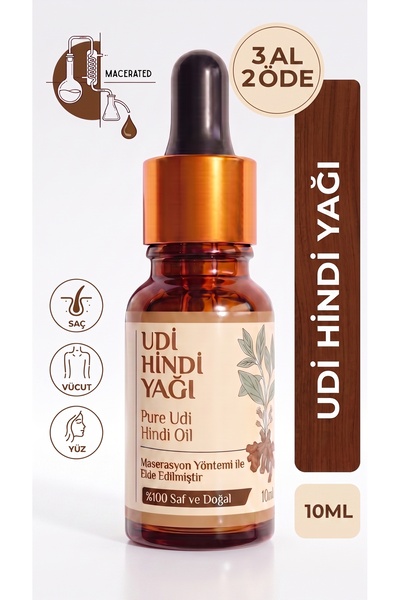 aktarloji Udi Hindi Yağı 10 ml / %100 Saf Ve Doğal