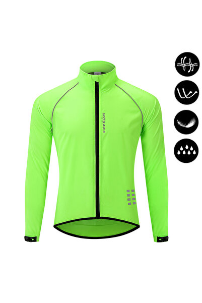 Choice EU L (ASIA XL) BL244-G Hot Sale WOSAWE Men's Cycling Windbreaker Ultra...