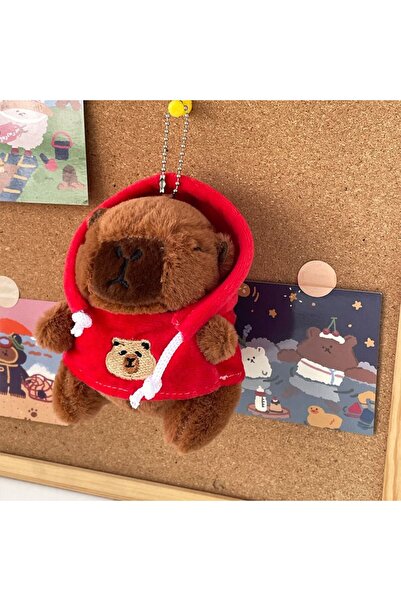 Choice Red-Hoodie C Cute Capybara Plush Toy Hoodie with Wings Simulation Doll...
