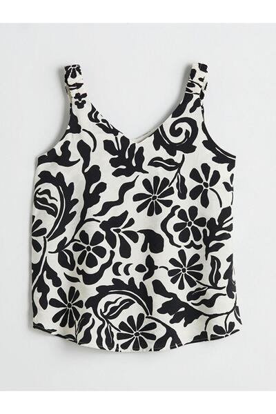 LC Waikiki V-Neck Floral Blouse (S5)