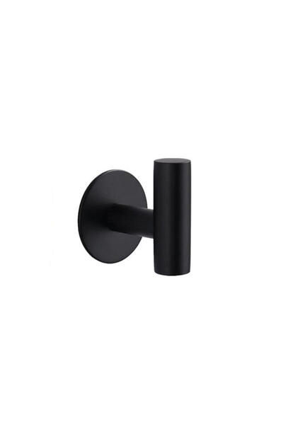 Choice black A Towel Hooks Extra Sticky Stainless Wall Coat Racks Rustproof H...