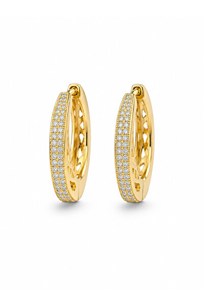 AUBRA أقراط نسائية من الصلب من Elaris Drape Xuping لا تفقد بريقها بلون ذهبي وردي