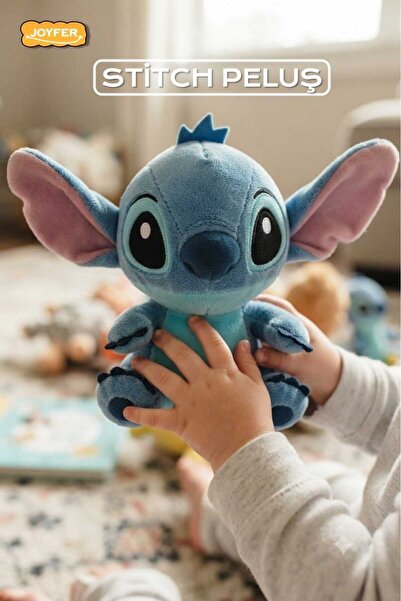 Joyfer Yüksek Kalite Mavi Stitch Peluş Oyuncak - Dolgun Kaliteli Peluş Oyuncak