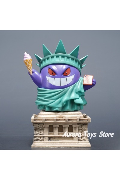 BANDAI No retail box 14cm/5.51in Anime Pokemon Figure Gengar Cosplay Lady Lib...