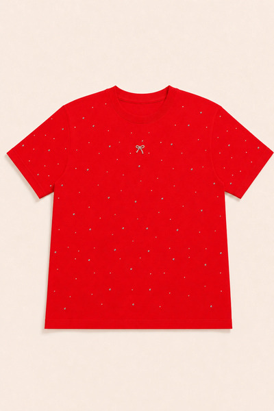 HAUSEkids 9-15 ani Cel mai bun tricou pentru fete Magic Premium - Roșu