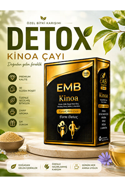 emb Özel formül Form Bitkisel detox Kinoa Çayı 30’ Lu iyi