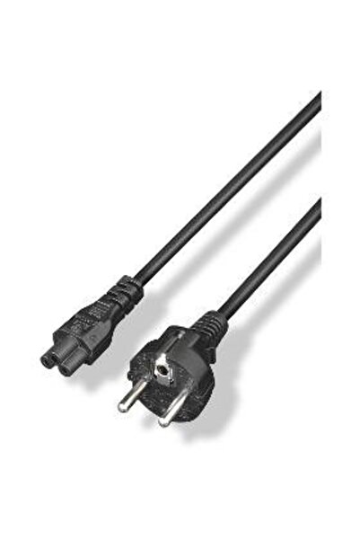 Yenkee Cablu de Alimentare Euro – IEC C5 „Trifoi” 1,5m – Energie pentru Lapto...