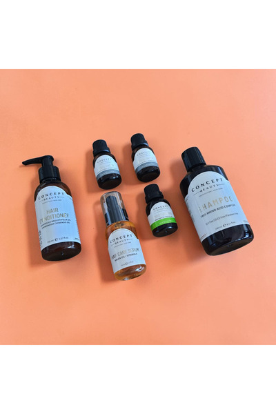 Concept Beauty Dipleri Yağlı Uçları Kuru Saçlara Özel Bakım Seti