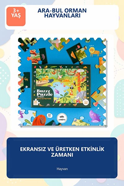 kidmosfer Ara Bul - Orman Hayvanları - 3 Yaş Üzeri Çocuklar Için Eğitici Ve Ö...