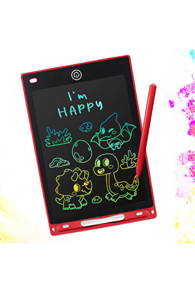 Choice Red 8.5 Inch LCD Drawing Tablet Electronic Writing Board Handwriting P...