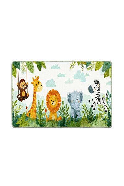 Factory Price Adorable Animals Cushion Play Mat Rug – Soft Padded Carpet with...