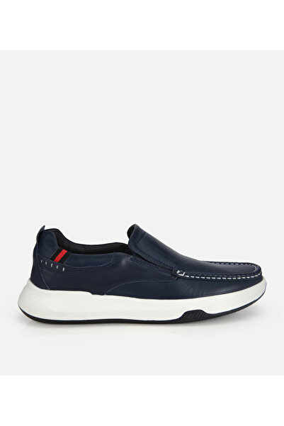 Hotiç Erkek Deri Lacivert Comfort Günlük Loafer