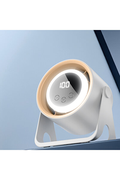 Choice3 مروحة صغيرة متعددة الأغراض بيضاء اللون، تعمل بمنفذ USB، قابلة للتعليق...