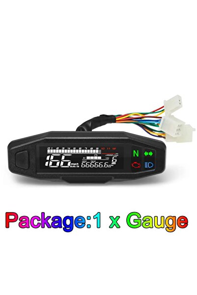 Choice1 MT0069-M040 AD Universal Motorcycle Speedometer Digital Speed Meter L...