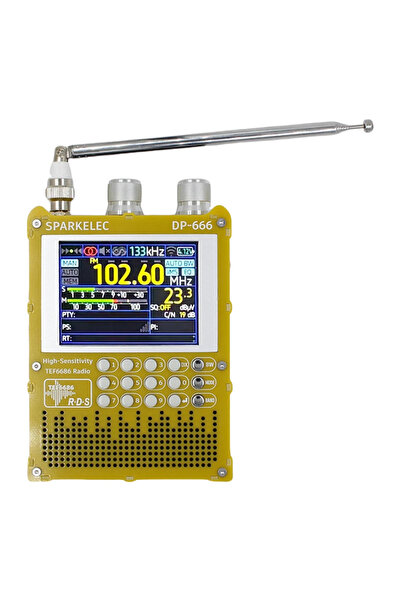 Choice yellow New DP-666 TEF6686 Radio High Sensitivity Full Band FM AM LW MW...