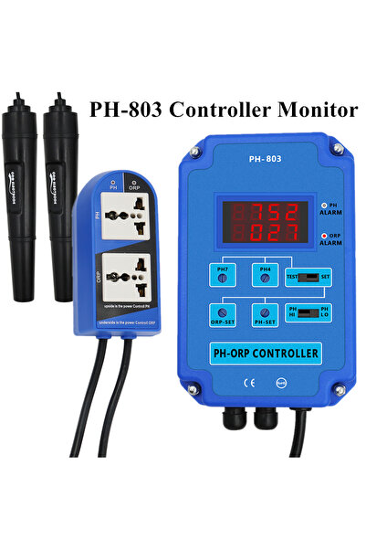 Choice1 EU plug 220V PH-803 Digital Controller PH ORP 2 In 1 EU US Plug Contr...