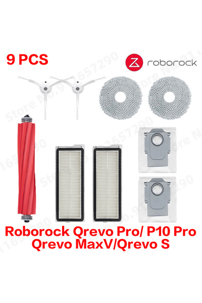 Choice16 roborock White Set 7 Fit for Roborock Qrevo Pro / P10 Pro / Qrevo Ma...