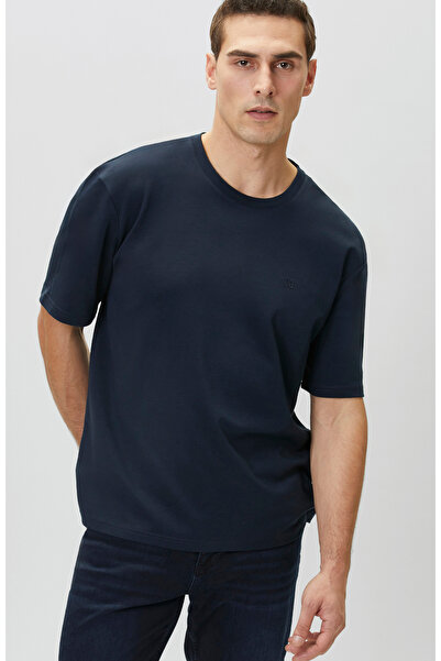 Network Lacivert Comfort Fit T-shirt