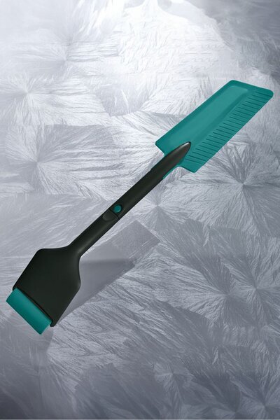 Tchibo 3 in 1 Car Ice Scraper, Black