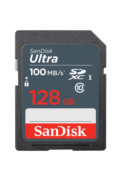 SanDisk Card Memorie SDXC Ultra, 128Gb, Clasa 10 SDSDUNR-128G-GN3IN