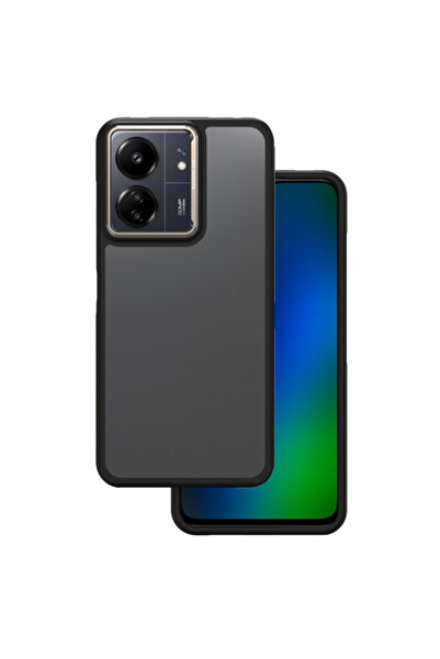 Xiaomi Husa pentru Poco M6 / Redmi 13C 5G, OEM, Crystal Black, Gri