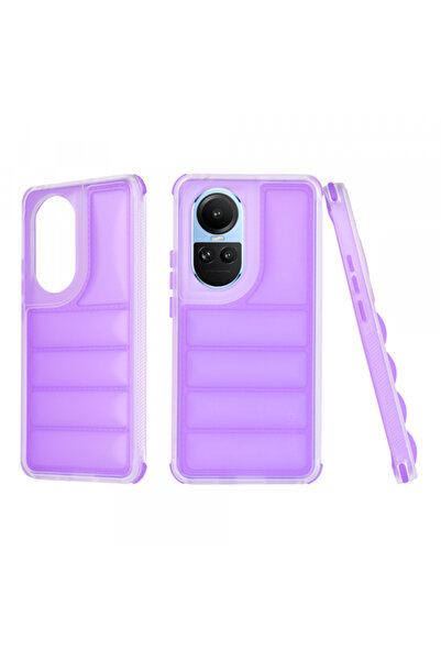 OPPO Husa pentru Reno10 / Reno10 Pro, Techsuit, Wave Shield, Mov