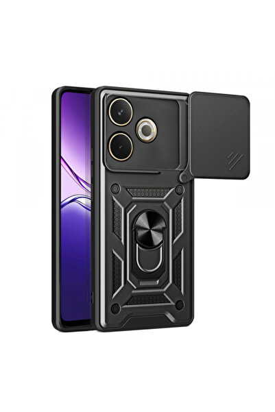 OPPO Husa pentru A5 Pro 4G / A5 Pro, Techsuit, CamShield, Neagra