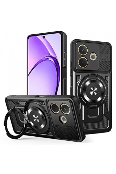 OPPO Husa pentru A5 Pro 4G / A5 Pro, Techsuit, RuggedCam, Neagra