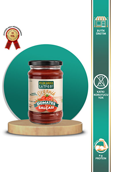 Makarna Lütfen Organik Domates Salçası (310 g)