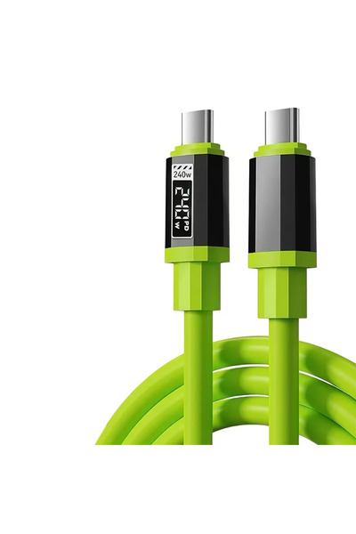 Choice1 2m Green CC 240W USB cable Mobile Phone Fast Charge Type-C cable Quic...