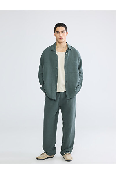 LC Waikiki Xside Green Loose Fit Men's Trousers