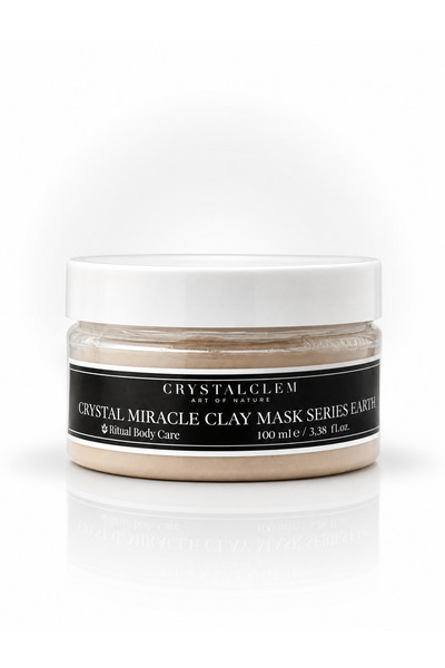 Crystalclem Beauty Clay Mask Purifying Revitalizing Firming Nourishing Plain