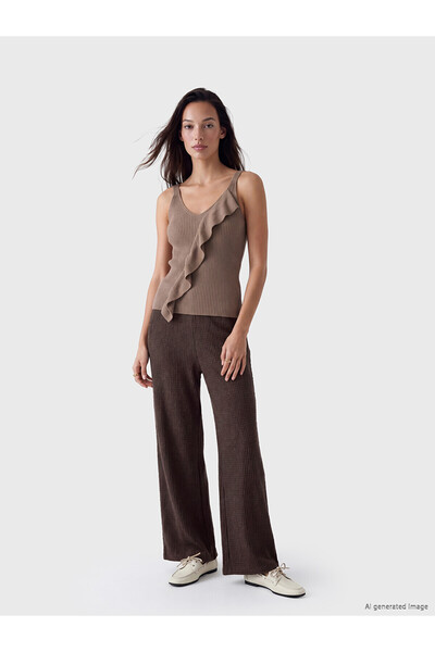 LC Waikiki Alita city: women's textured pants with elastic waistband – the al...