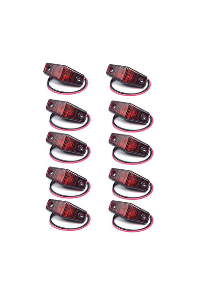 OEM LED Φώτα Όγκου Φορτηγών IP66 Κόκκινο 12v-24v 10 τεμάχια - ΟΕΜ