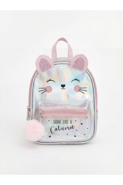 LC Waikiki Girl's Backpack with Animal Figures (W6)