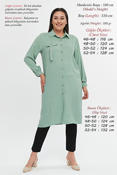Laden Plus Size Comfortable Cut Spring Summer Hijab Cotton Linen Side Slit Mo...