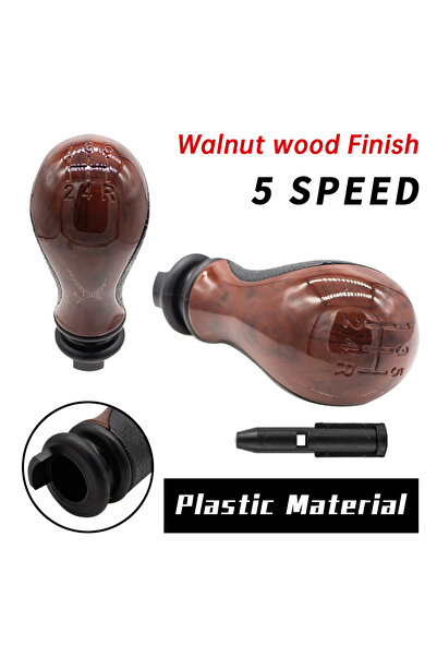 Choice1 Wood grain High-quality Gear Shift Knob Lever Shifter Head Replacemen...