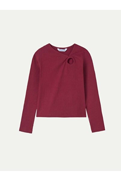 MAYORAL Girl's Long Sleeve T-Shirt with Ring Detail on Shoulder, Ages 10-16, ...