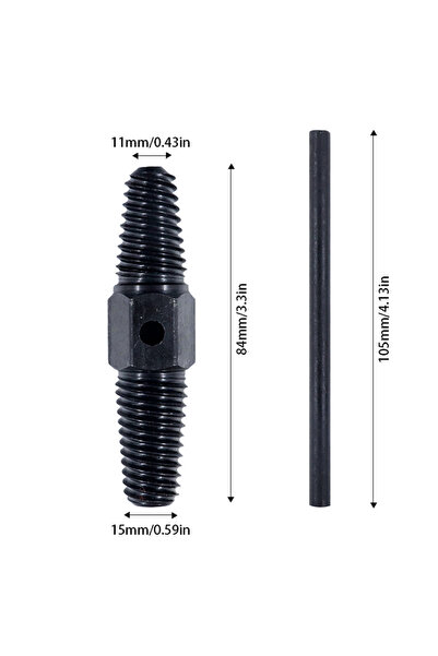 Choice 2pc Water Pipe Break Extractor - Dual-Purpose Water Pipe Screw Removal...