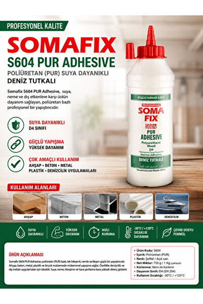 Genel Markalar S604 DENIZ TUTKALI SEFFAF 500GR