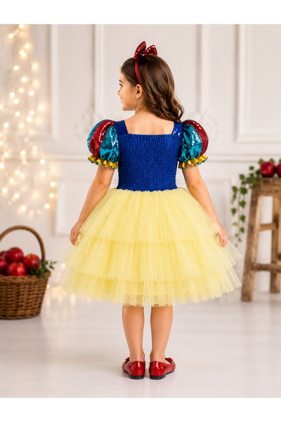 dilaydamla kids Snow White Costume Girl's Dress Evening Dress