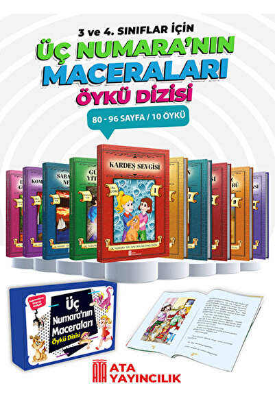 Ata Yayıncılık Üç Numaranın Maceraları Dizisi (2, 3 ve 4. Sınıflar)