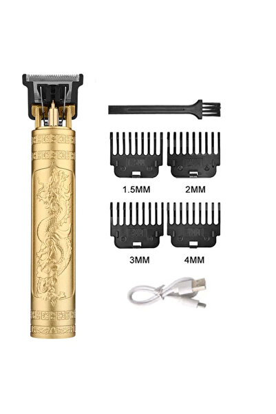 Choice3 060-GoldDragon Electric Vintage Shaver Barber Cordless Hair Cutting M...
