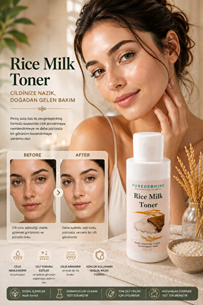 Puredermine Pirincin Gücüyle Işıldayan Cilt! Rice Milk Toner ile Tanışın