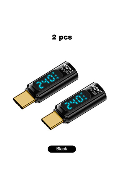 Choice6 2pcs black UGOURD 40Gbps USB4 Type C Adapter Digital Display USB 4 80...