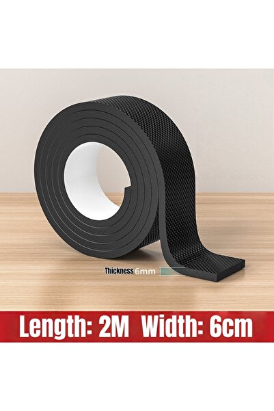 Choice 6mm 2 Meters Width 6cm DIY Anti-slip Furniture Pads Mute Mats Bumper D...