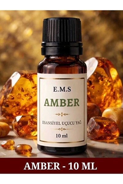 E.M.S AVM AMBER Esansiyel Uçucu Yağ Buhurdanlık Yağı Difüzör Esansı Oda Kokus...